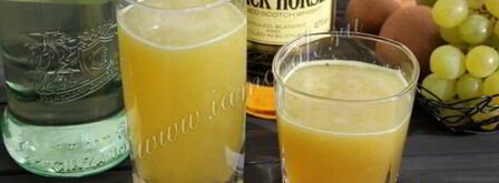 коктейль из киви и винограда. Шаг 7