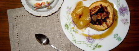 яблоко, запеченное с виски и корицей. Шаг 5