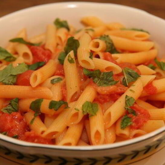 Рецепт макарон с водкой