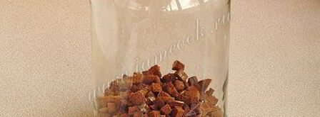 домашний квас из ржаного хлеба. Шаг 6