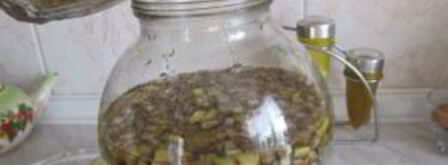 квас из банановой кожуры. Шаг 4