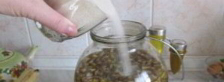 квас из банановой кожуры. Шаг 5