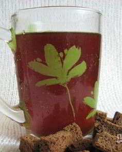 Квас из бородинского хлеба без дрожжей