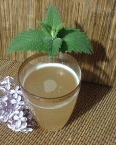 Квас из ревеня