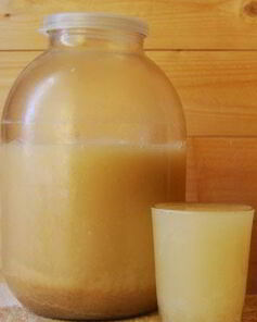 Квас из ржаной муки