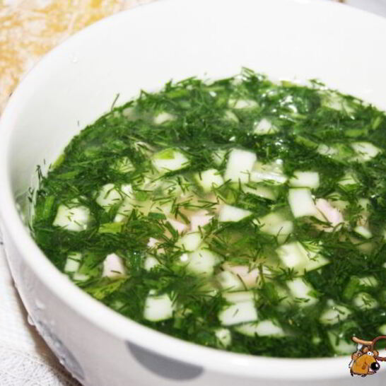 Рецепт окрошечки на квасе