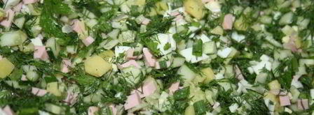 окрошечка на квасе. Шаг 5