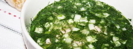 окрошечка на квасе. Шаг 8