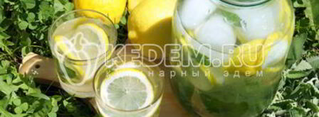 домашний лимонад с лимоном и мятой. Шаг 9