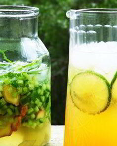 Лаймовый лимонад с жасмином и зеленым чаем