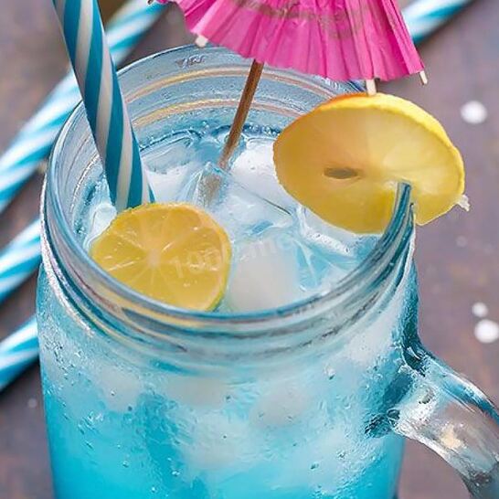 Рецепт лимонада блю кюрасао