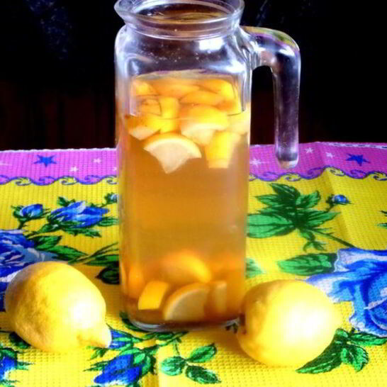 Рецепт лимонада из зеленого чая