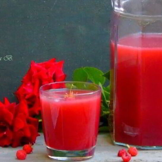 Рецепт малинового лимонада роза марокко