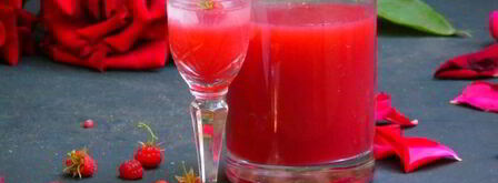 малиновый лимонад роза марокко. Шаг 8