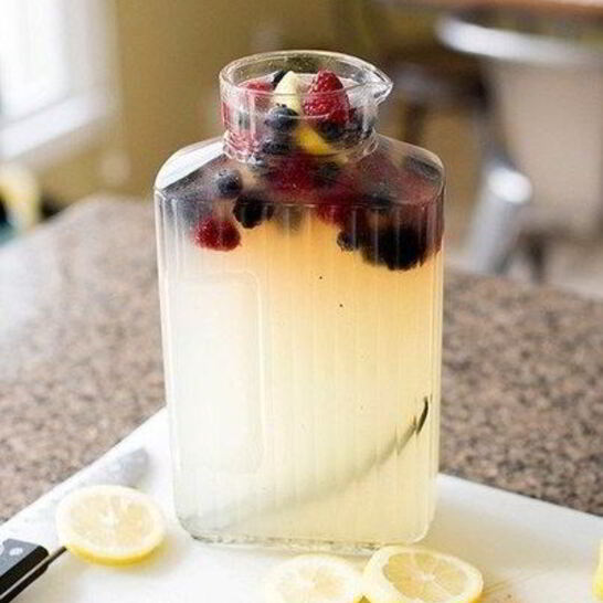 Рецепт ванильно-ягодного лимонад