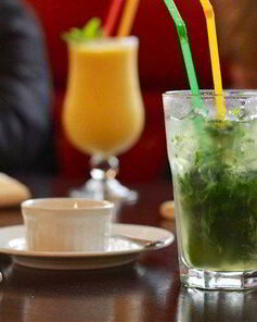 Безалкогольный мохито с газировкой