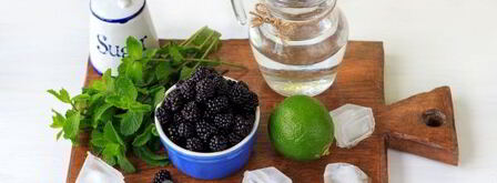 ежевичный мохито. Шаг 3