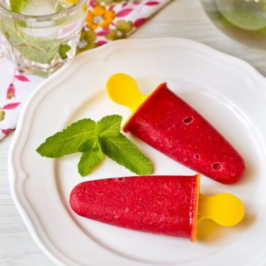 Рецепт фруктового льда клубничного мохито