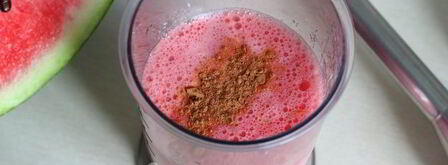 коктейль из арбуза и молока. Шаг 9