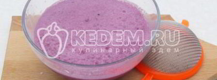 молочно-ежевичный коктейль чудо. Шаг 7