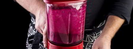 молочный коктейль с черничным нектаром. Шаг 4