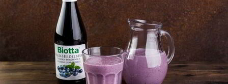 молочный коктейль с черничным нектаром. Шаг 6