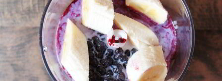 молочный коктейль в блендере. Шаг 5