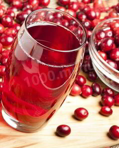 Клюквенный морс из замороженных ягод