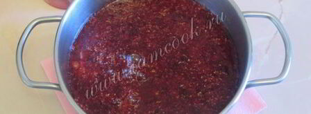 клюквенный морс. Шаг 8