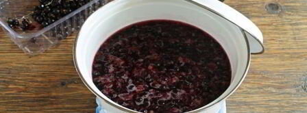 морс из черной смородины. Шаг 8