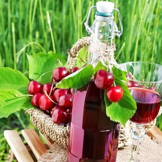 Рецепт наливки из черешни