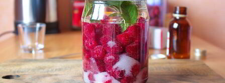 наливка из малины. Шаг 6