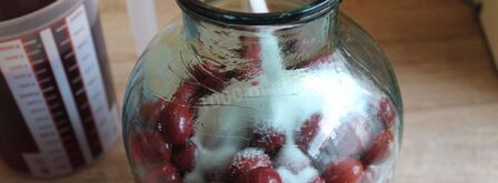 вишневая наливка на водке. Шаг 6