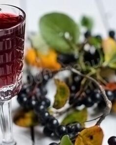 Настойка из черноплодной рябины на водке