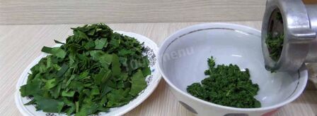 прохладительный напиток из виноградных листьев. Шаг 4