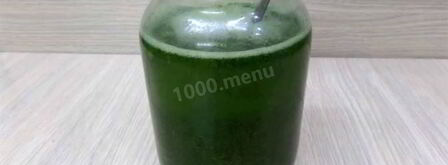 прохладительный напиток из виноградных листьев. Шаг 5