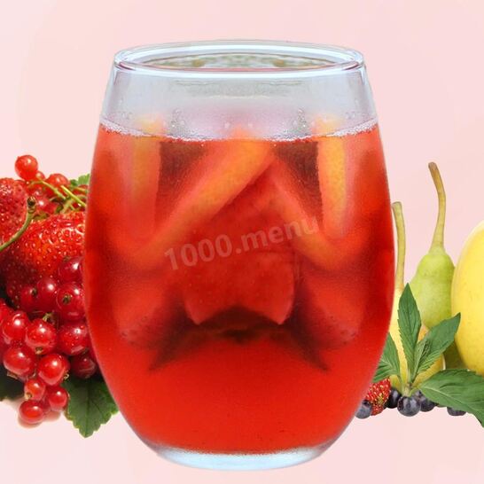 Рецепт коктейля сангрия с ликером куантро