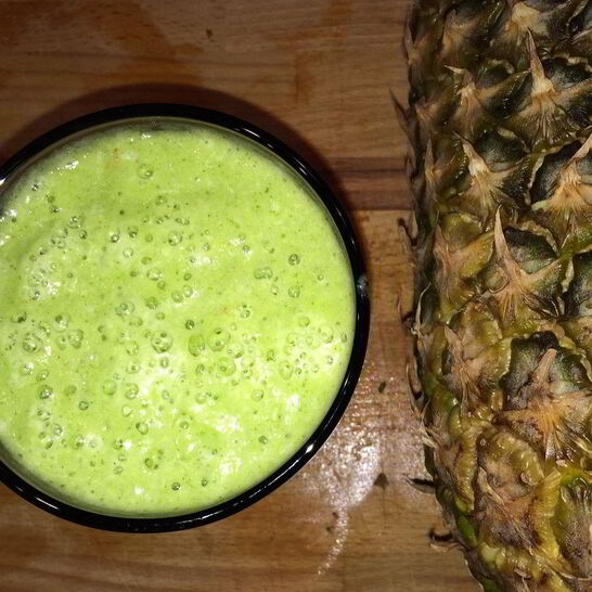 Рецепт ананасова-мятного смузи