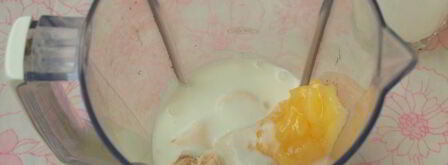 бананово-мандариновый смузи. Шаг 4