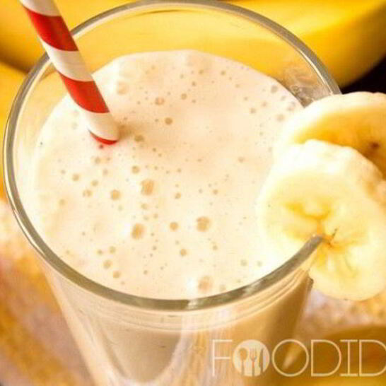 Рецепт бананова-яблочного смузи