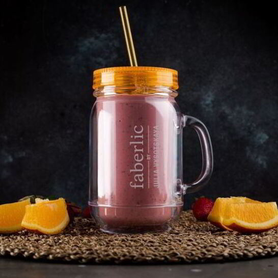 Рецепт фруктово-творожного смузи с семенами чиа