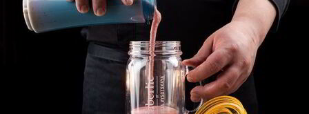 фруктово-творожный смузи с семенами чиа. Шаг 6