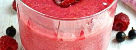 малиновый смузи с мороженым. Шаг 5