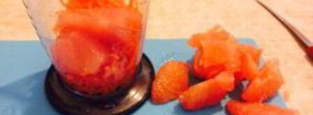 смузи из грейпфрута. Шаг 4