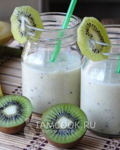 Смузи из кефира и банана