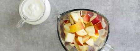 смузи из кефира и яблока. Шаг 5