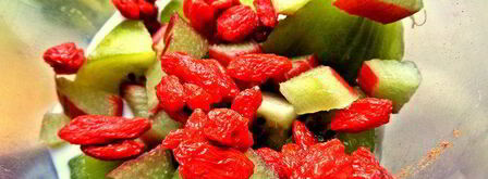 смузи из ревеня, киви и банана. Шаг 7