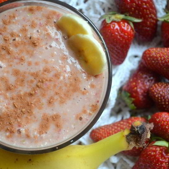 Рецепт смузей со свежей клубникой