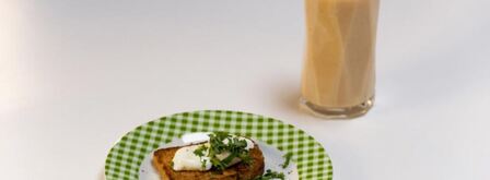 цитрусовый смузи и тост с яйцом пашот. Шаг 4