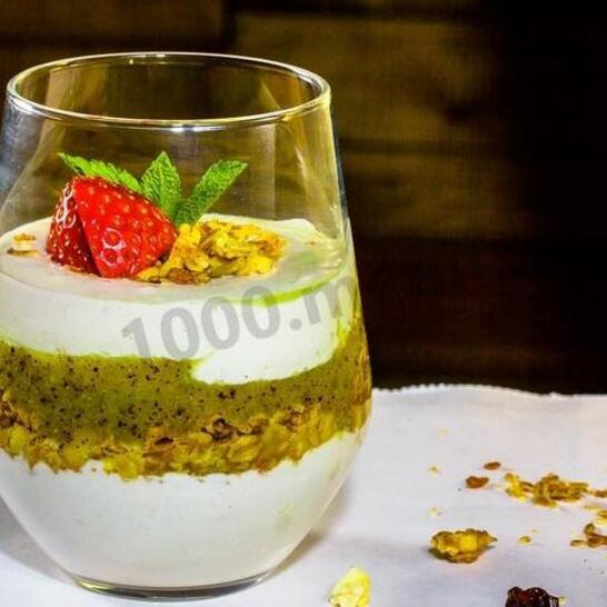 Рецепт творожного мусса с фруктовым смузи